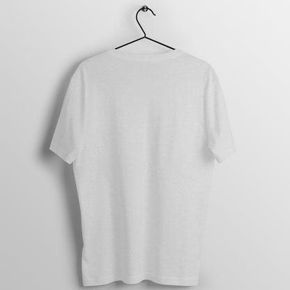 Melange Grey Half Sleeve Round Neck T-Shirt