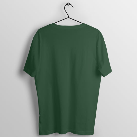 Olive Green Half Sleeve Round Neck T-Shirt