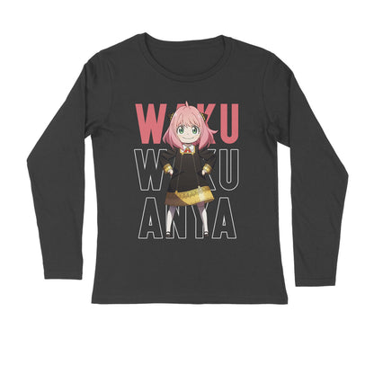 Anya Waku Waku Full Sleeves T-Shirt