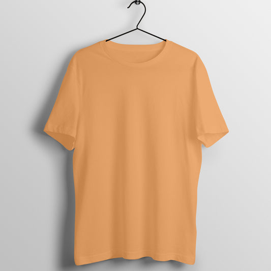 Mustard Yellow Half Sleeve Round Neck T-Shirt