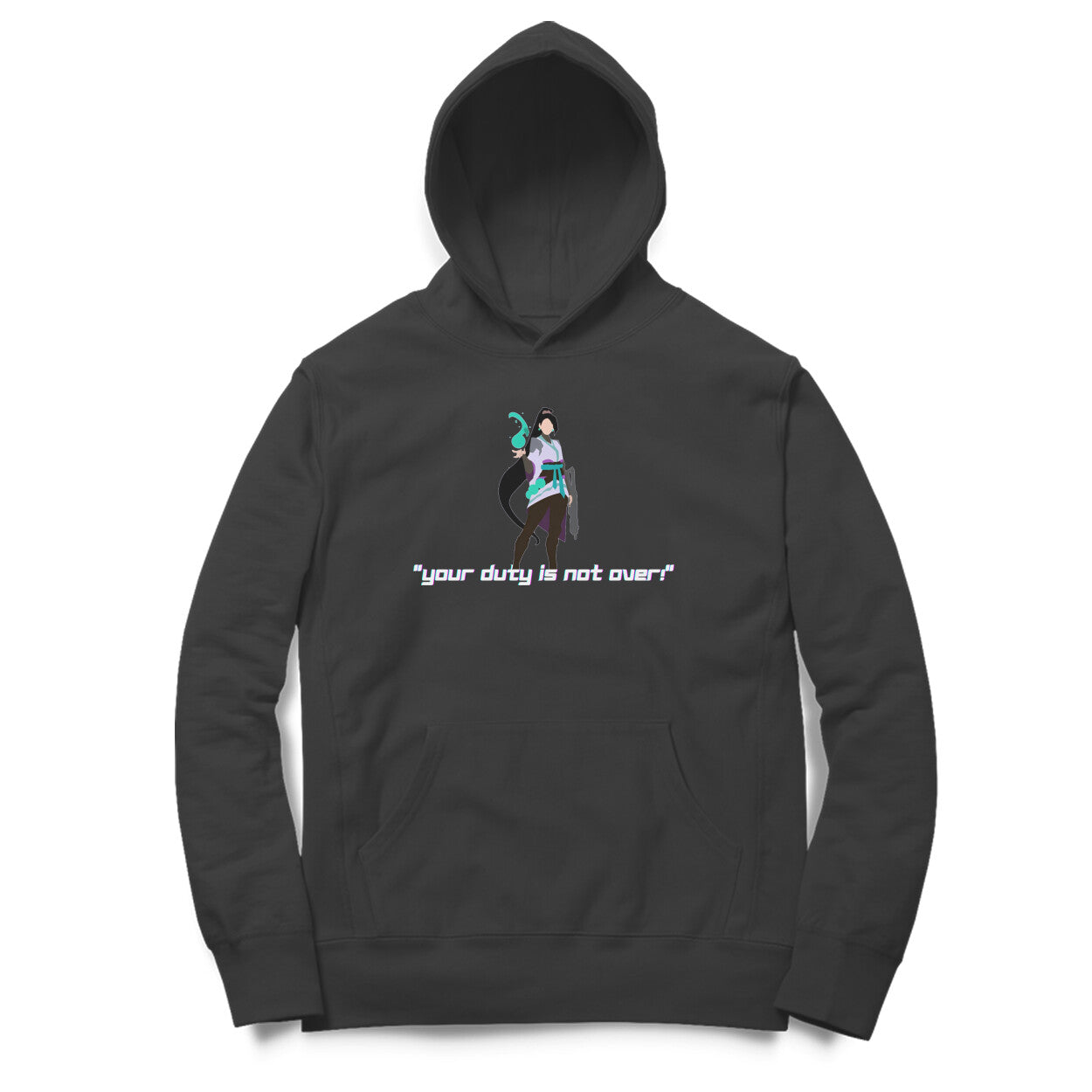 Sage Valorant Black Hoodie