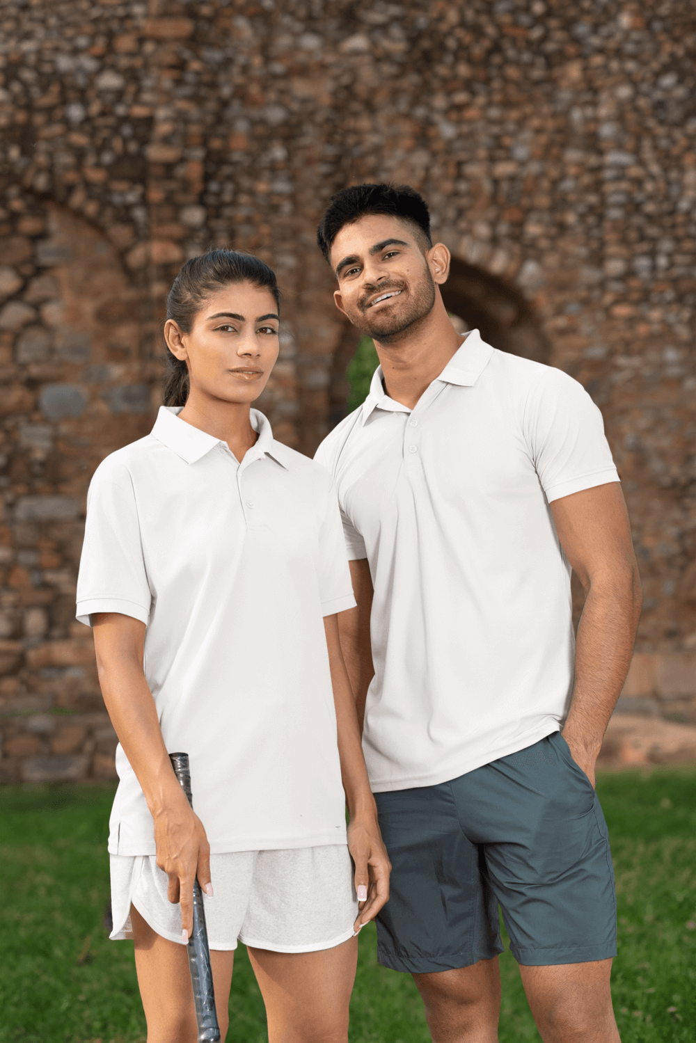 Plain White Polo T-Shirt