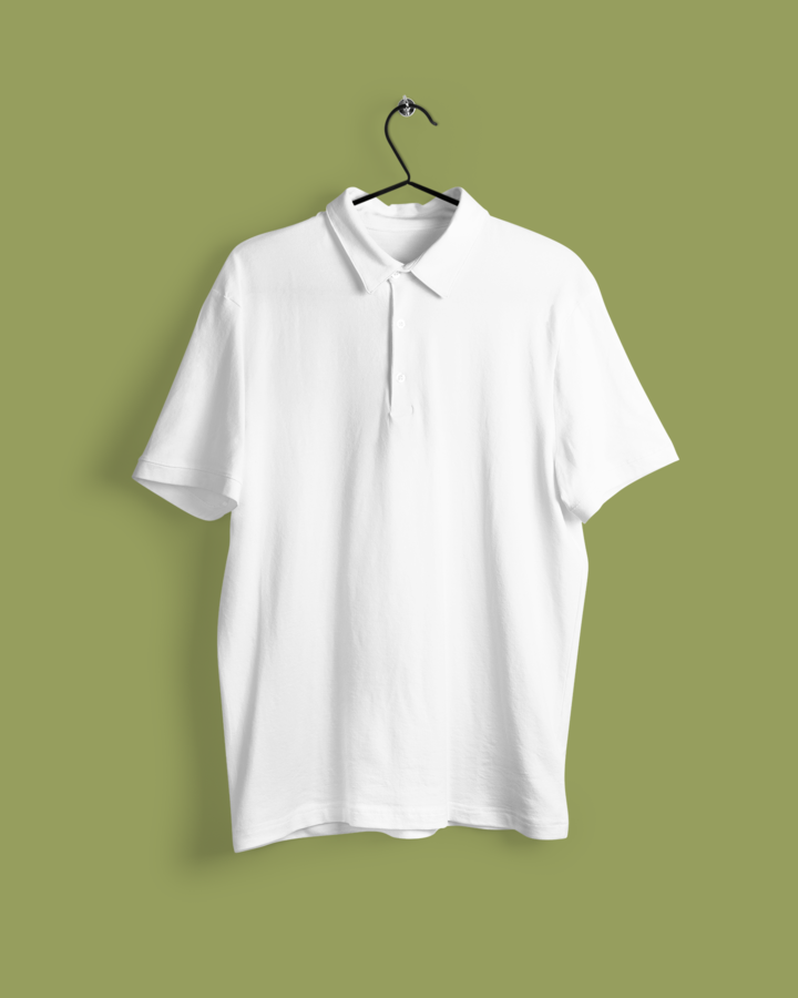 Plain White Polo T-Shirt