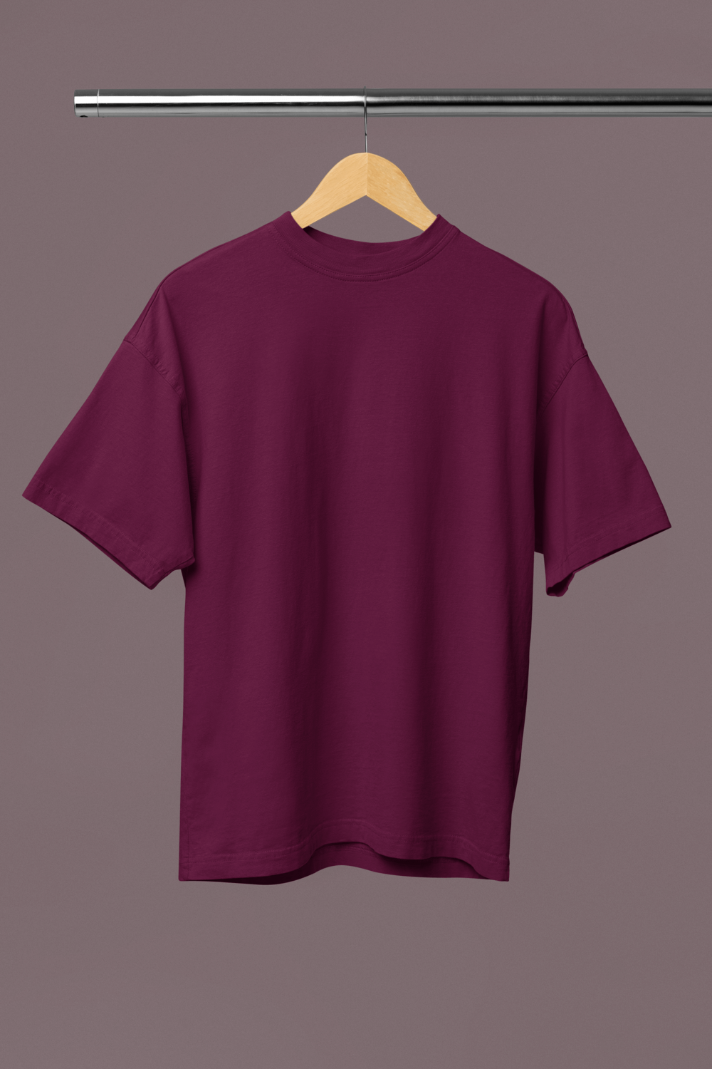 Burgundy Premium oversized T-Shirt