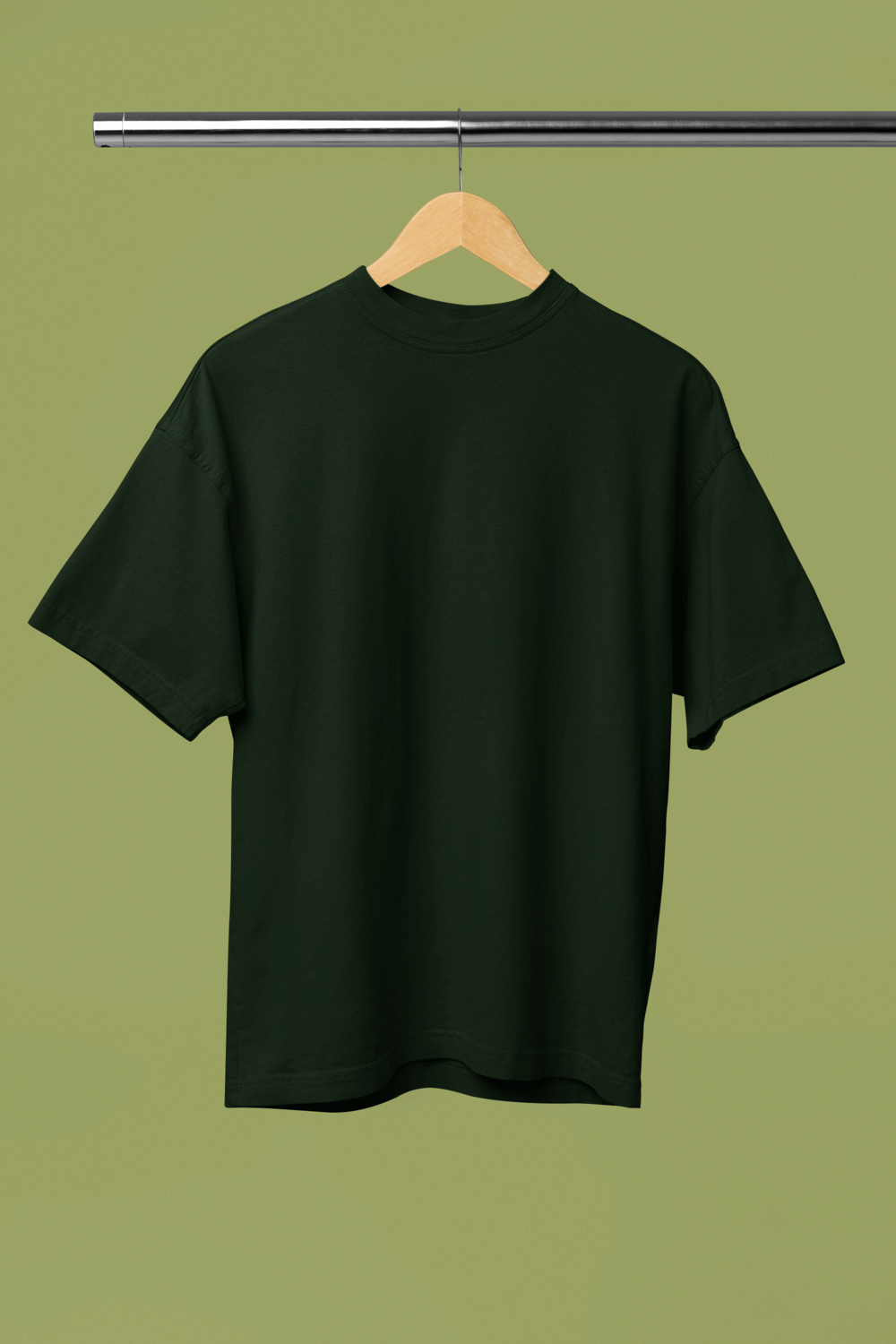 Bottle Green Premium oversized T-Shirt