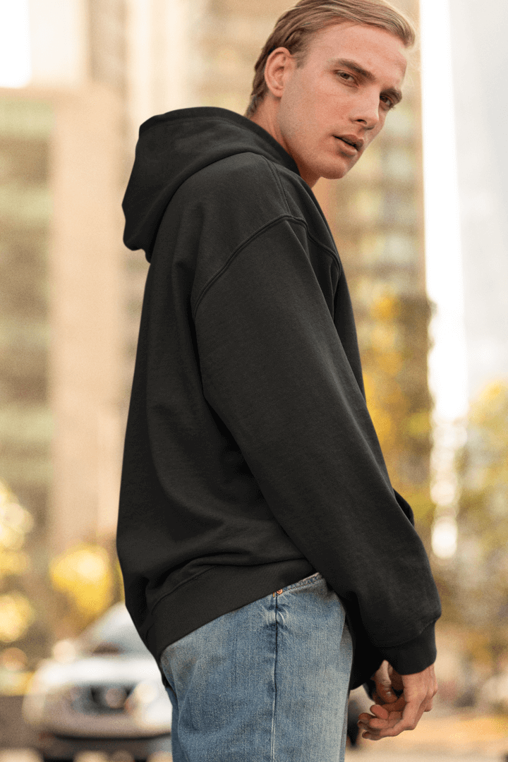 Premium Grey Over Sized Hoodie