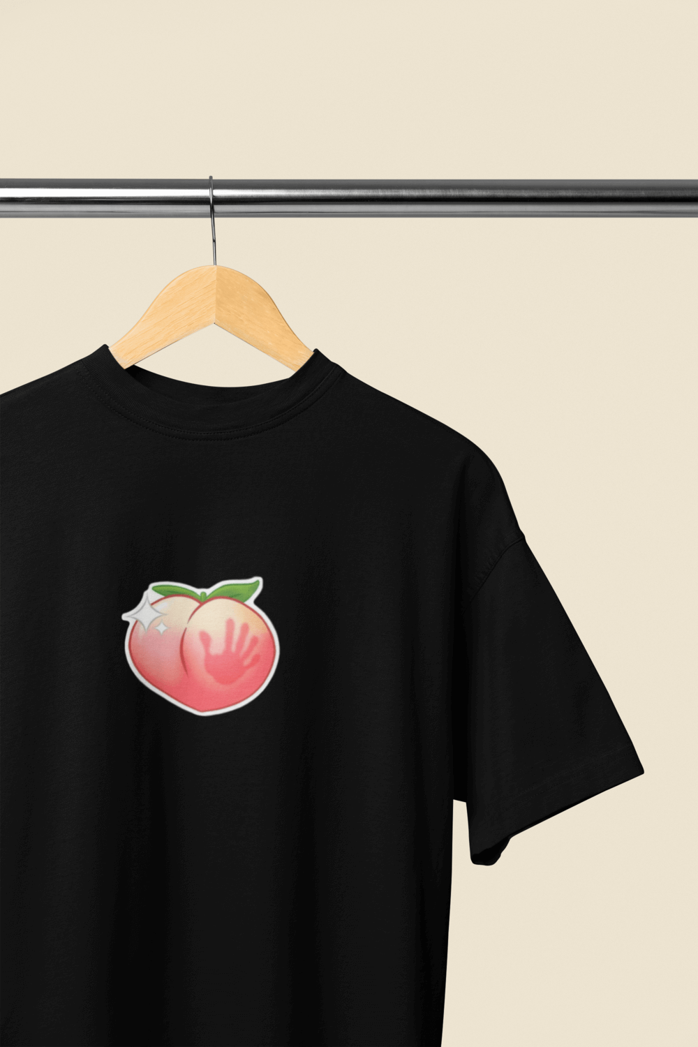 Peach Slap Naughty Oversized T-Shirt