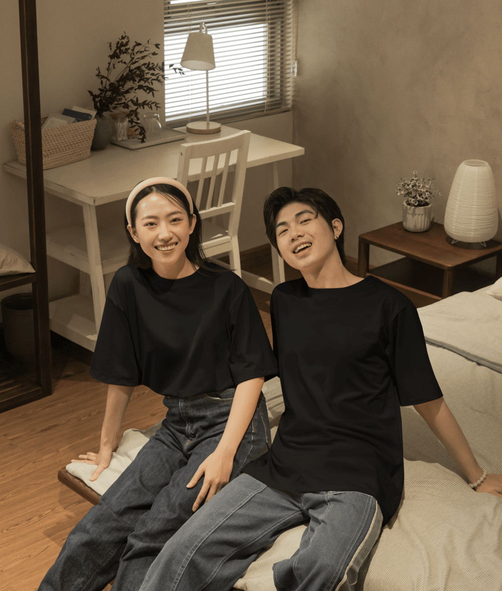 Black Oversized Fit Premium T-Shirt