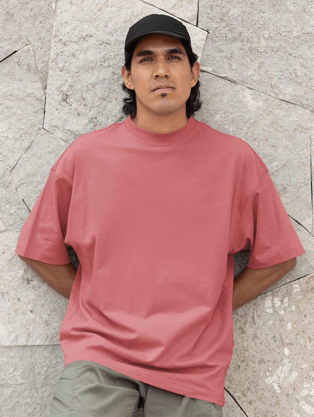Dusty Rose Premium oversized T-Shirt