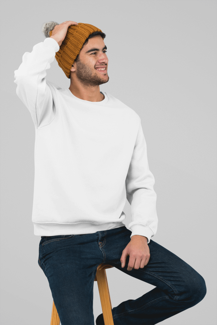 White Premium Sweatshirt