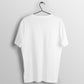 White Half Sleeve Round Neck T-Shirt - Lukuna