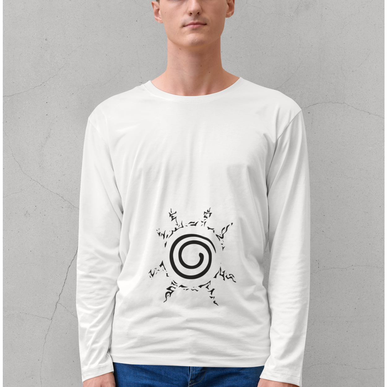 Nine Tails Seal Full Sleeves T-shirt - Lukuna