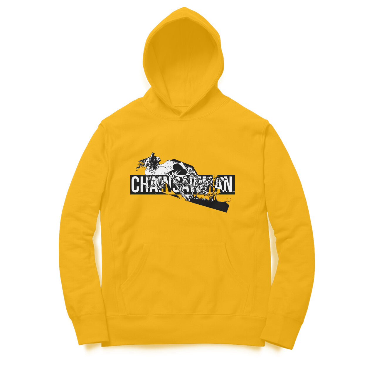 Chainsaw Man Yellow Unisex Hoodie - Lukuna