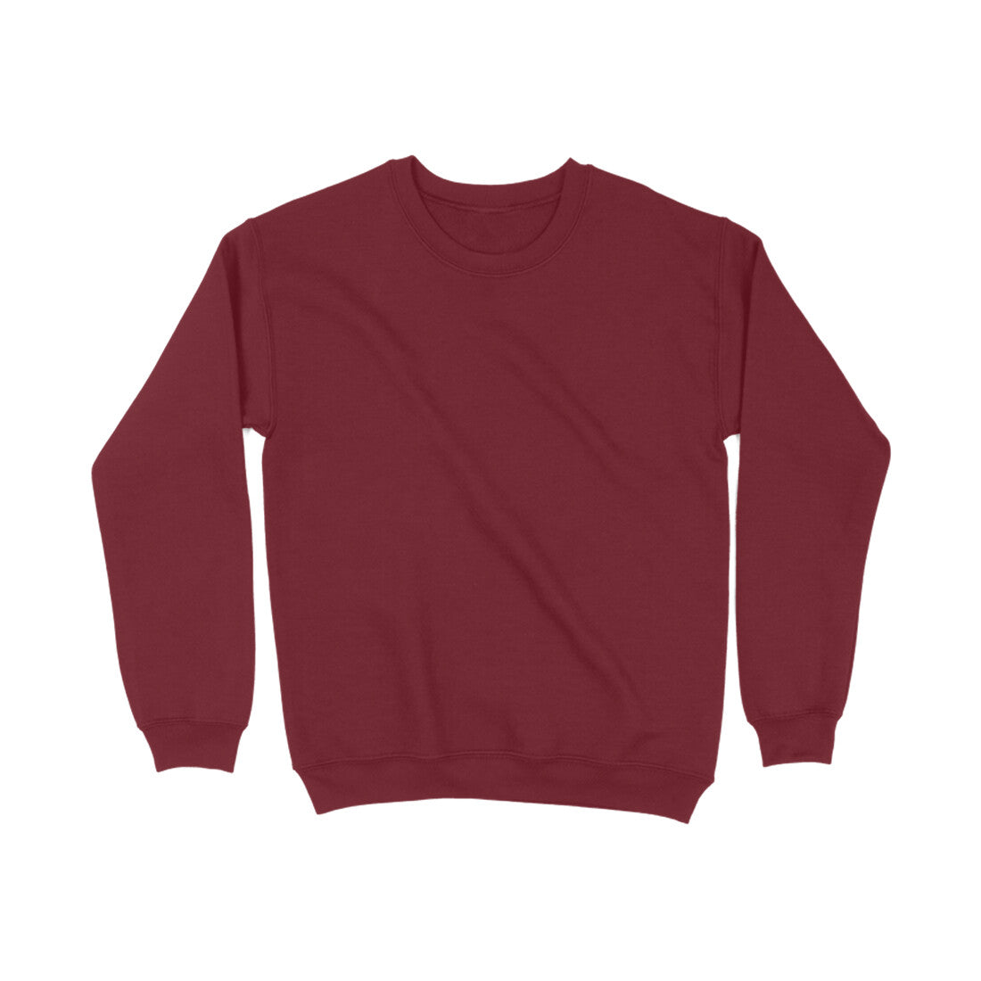 Maroon Unisex Sweatshirt - Lukuna