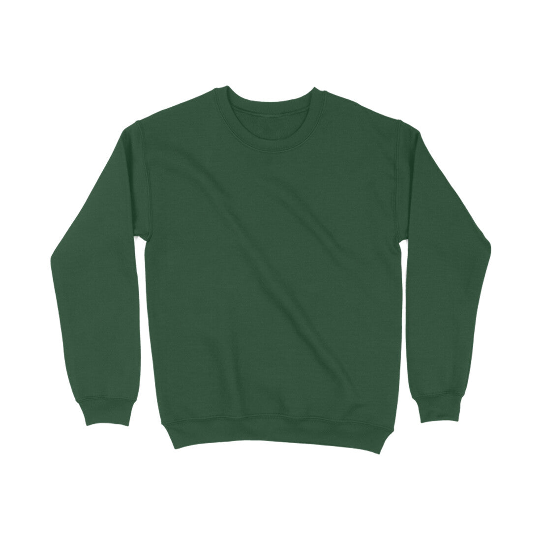 Olive Green Unisex Sweatshirt - Lukuna