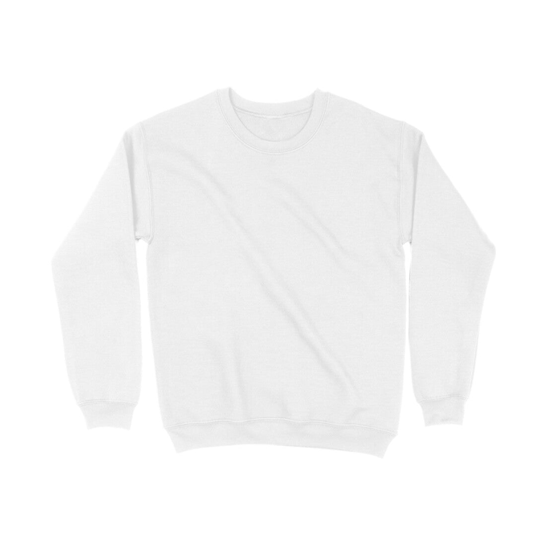 White Unisex Sweatshirt - Lukuna