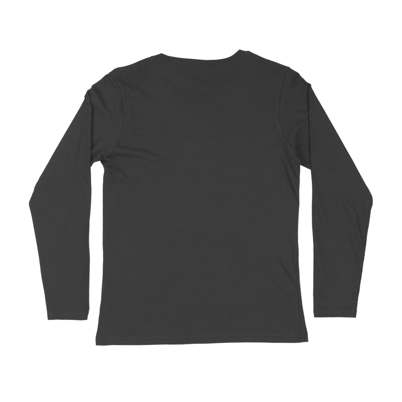 Black Full Sleeve Round Neck T-Shirt - Image 2