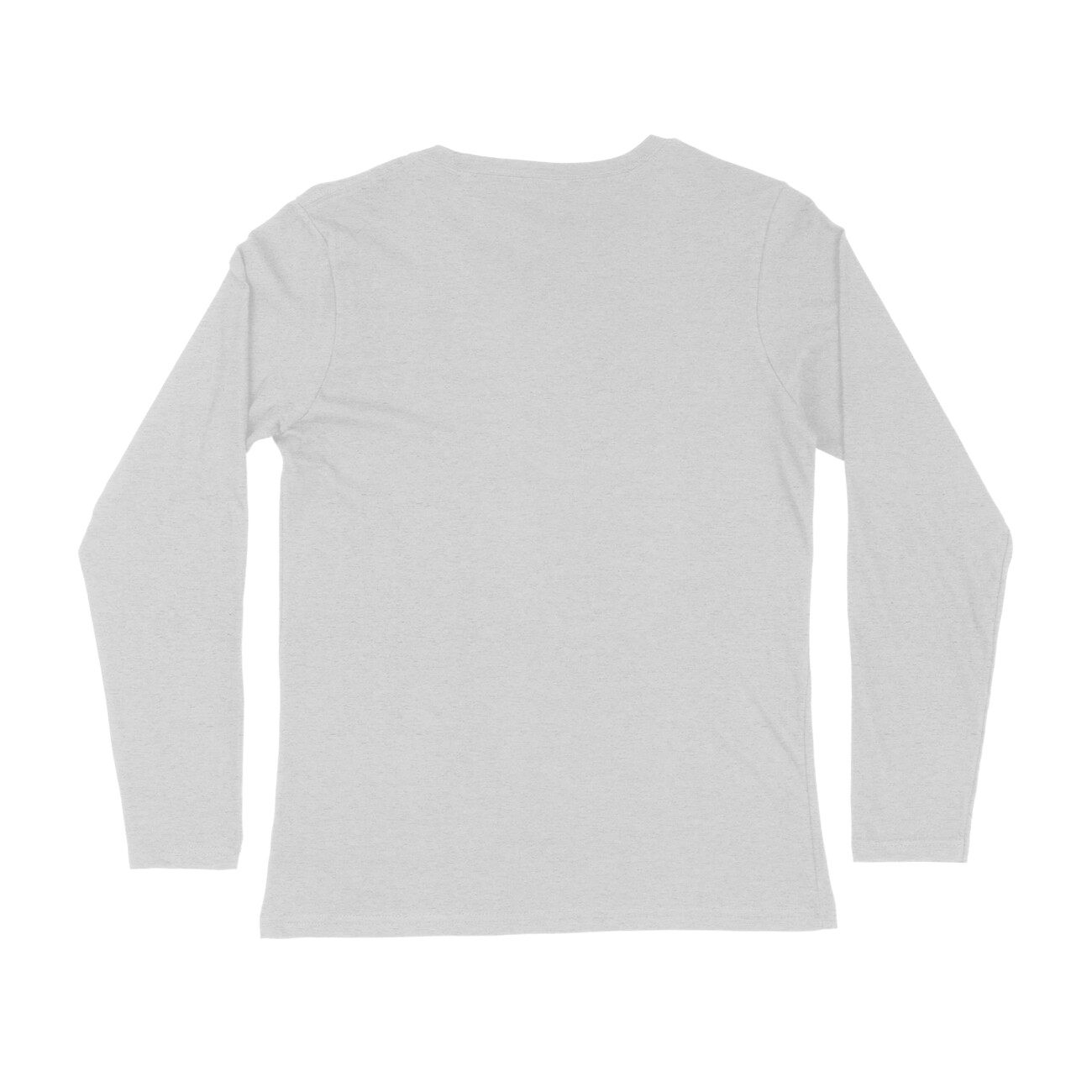Grey Full Sleeve Round Neck T-Shirt - Image 2