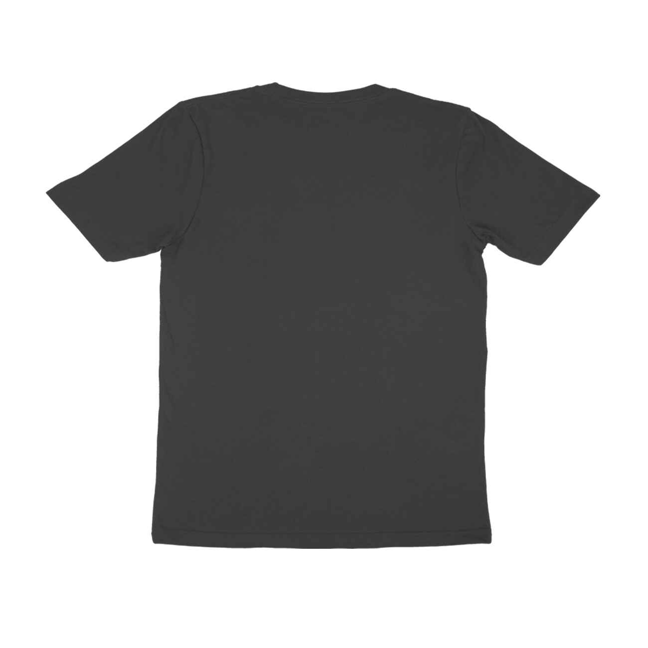 Black Half Sleeve Round Neck T-Shirt - Image 2