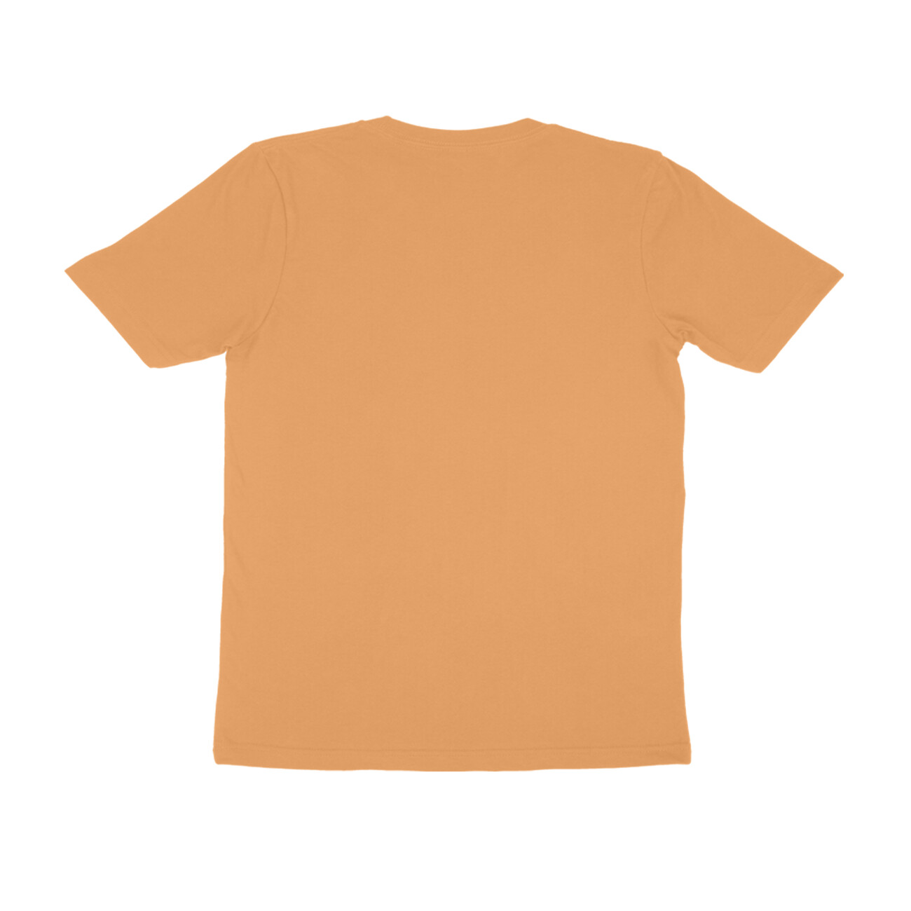 Mustard Yellow Half Sleeve Round Neck T-Shirt - Image 2