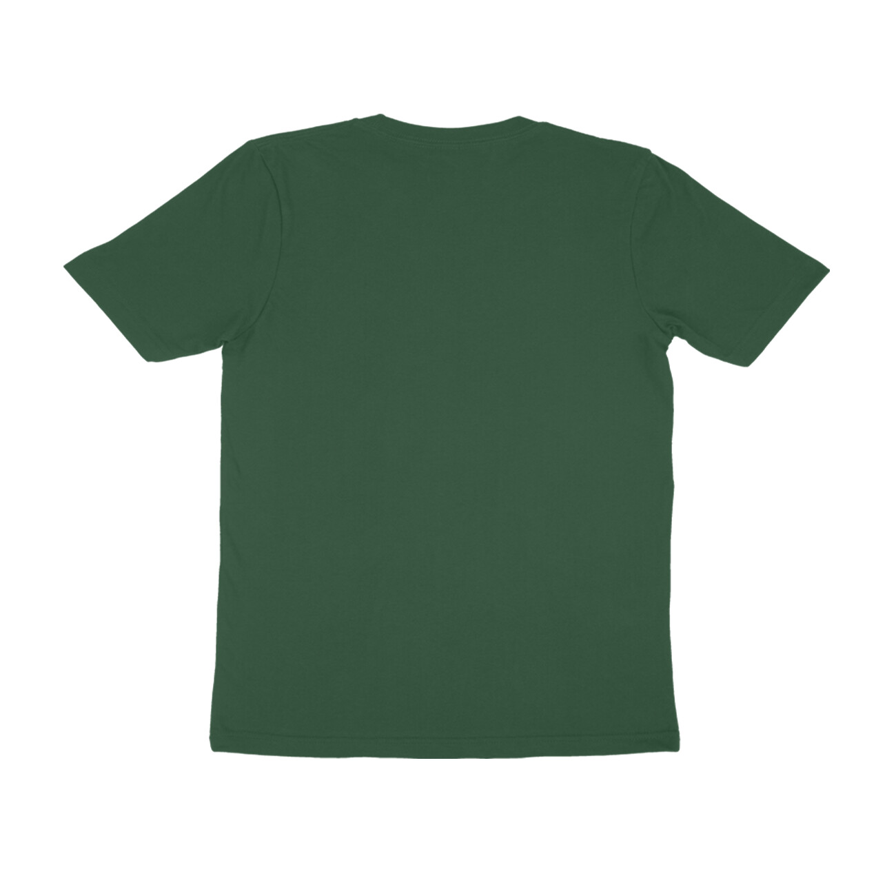 Olive Green Half Sleeve Round Neck T-Shirt - Image 2