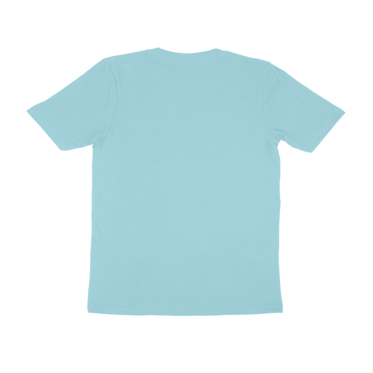 Surf Blue Half Sleeve Round Neck T-Shirt - Image 2