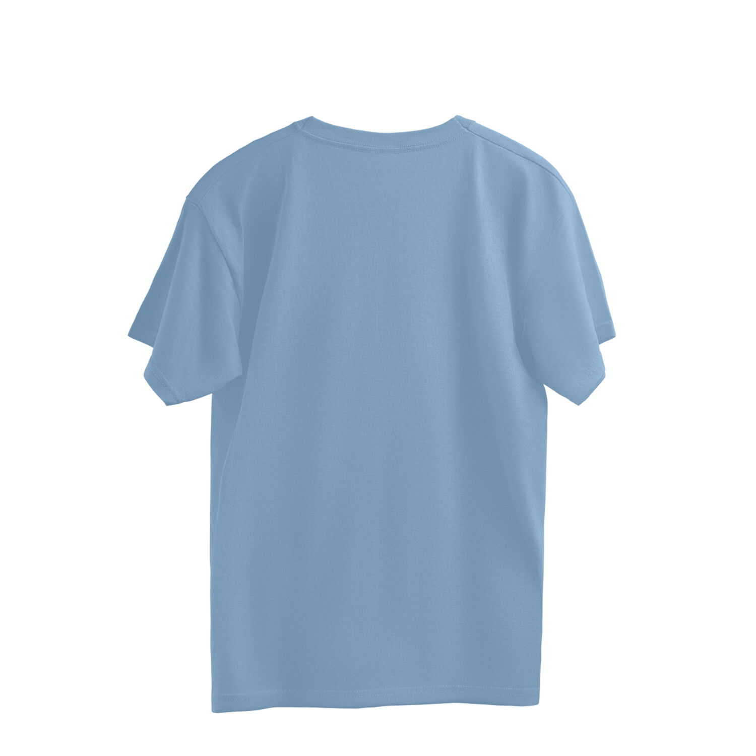 Powder Blue Premium Oversized T-Shirt - Image 2