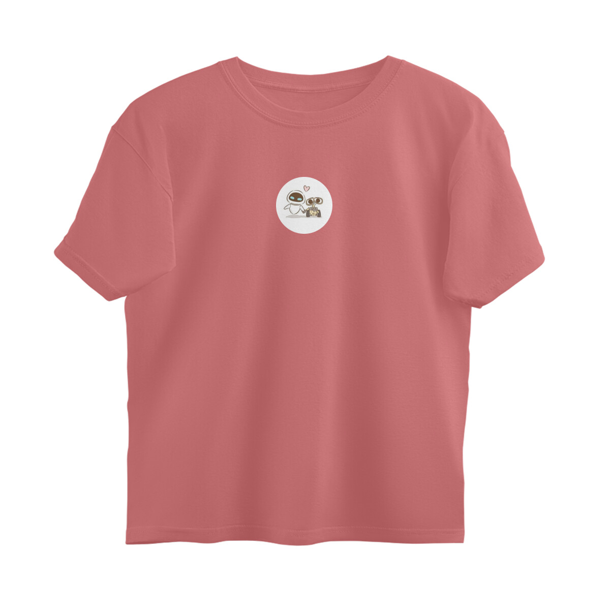 Eva and Wall E Romantic Oversize T-shirt