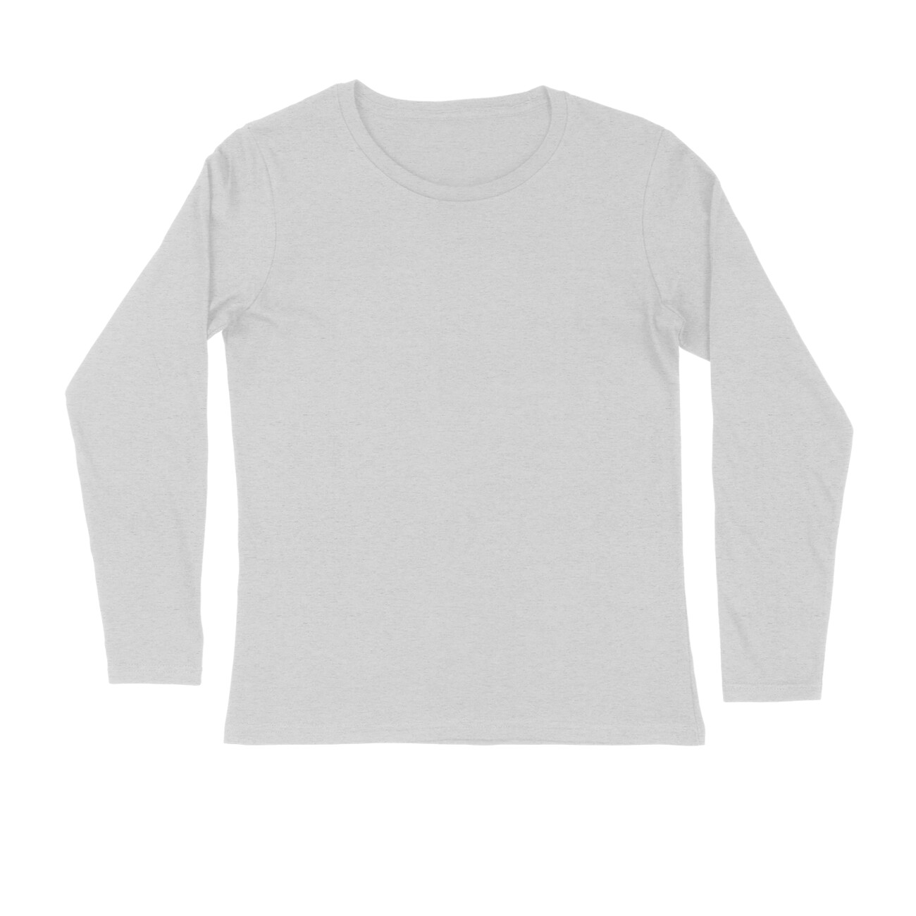 Grey Full Sleeve Round Neck T-Shirt