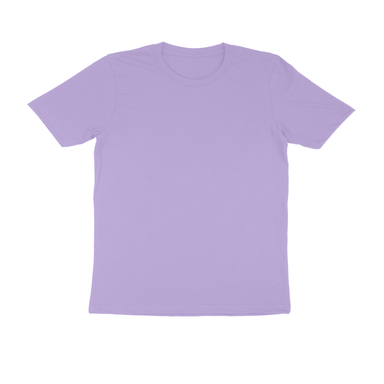 Lavendar Half Sleeve Round Neck T-Shirt